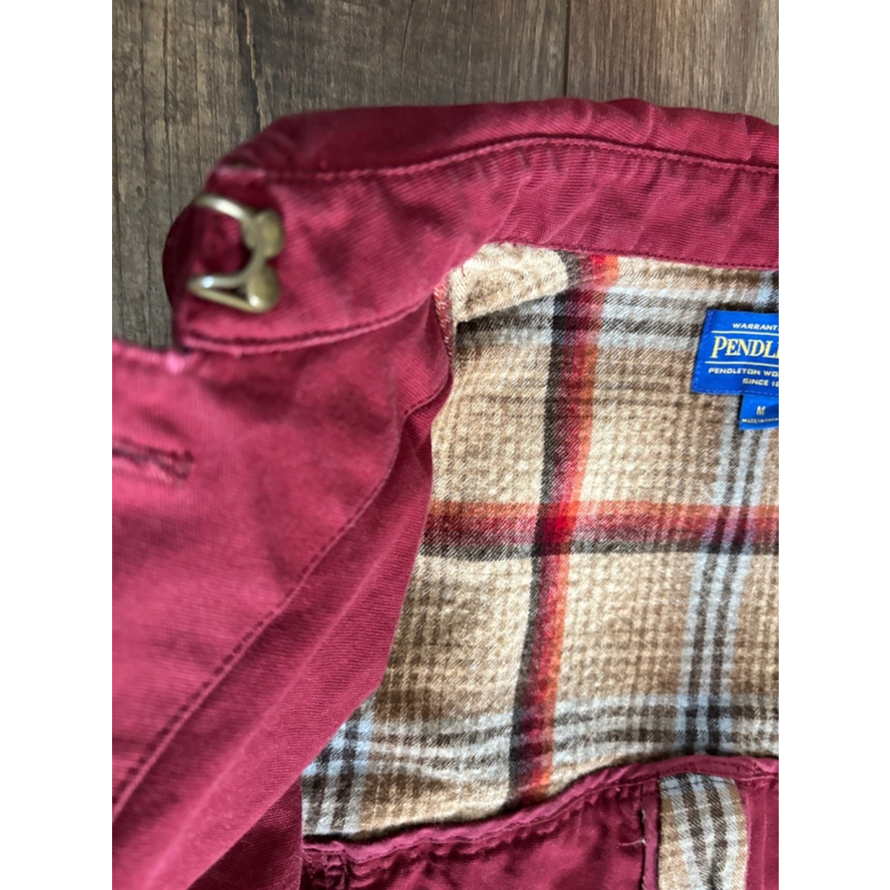 Women's Pendleton Jacket Size M Red - image 7